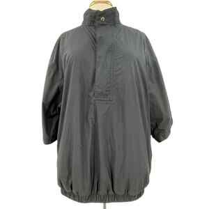 Footjoy Dryjoys Jacket Mens Large Black Golf Pullover Wind Rain Casual Athletic